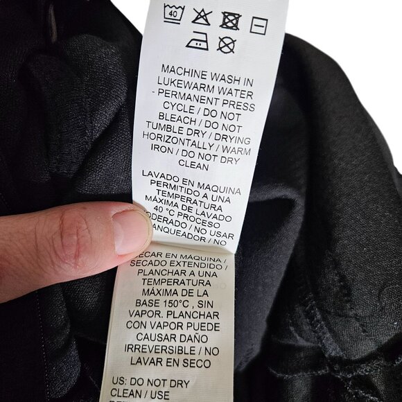 Puma NWOT Sleevelss Black White Jumpsuit Drawsting Waist  pockets Women's Size M - Picture 9 of 15